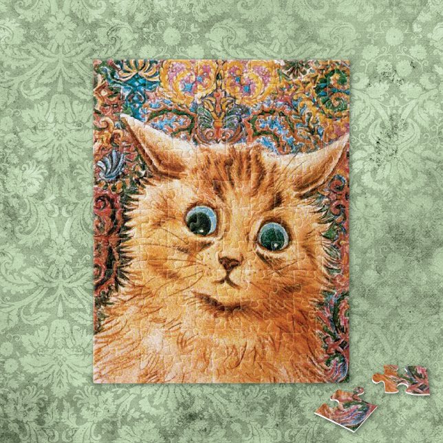 Puzzle Chat avec grands yeux Louis Wain (Créateur téléchargé)