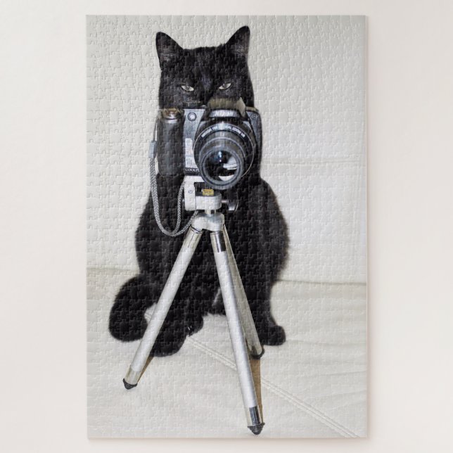 Puzzle Chat avec l'appareil photo (Vertical)