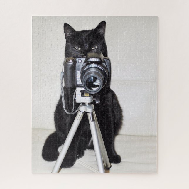Puzzle Chat avec l'appareil photo (Vertical)
