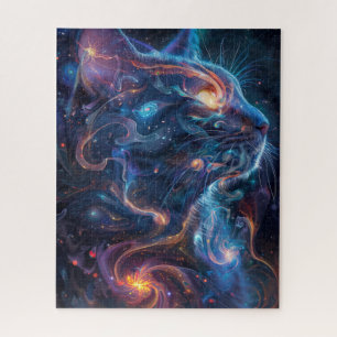 Puzzle Chat cosmique