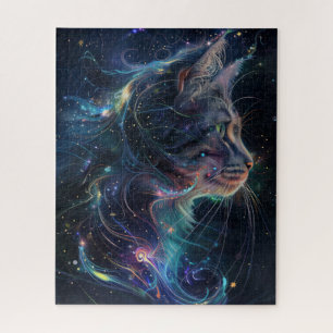 Puzzle Chat cosmique