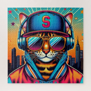 PUZZLE CHAT DE BENGAL DANS LA VILLE-6