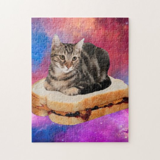 Puzzle Chat De Pain Chat De L Espace Chats Dans Zazzle Fr