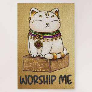 Puzzle Chat égyptien Dieu Bastet Adorez-moi