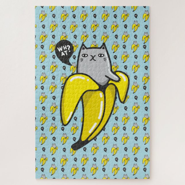 Puzzle Chat en banane (Vertical)