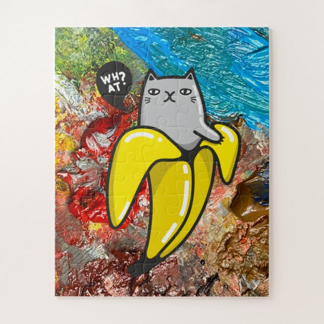 Puzzle Chat et les couleurs (Vertical)