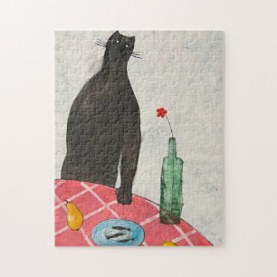 Puzzle Chat et poisson