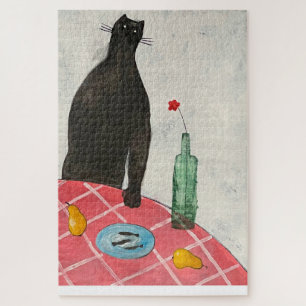 Puzzle Chat et poisson