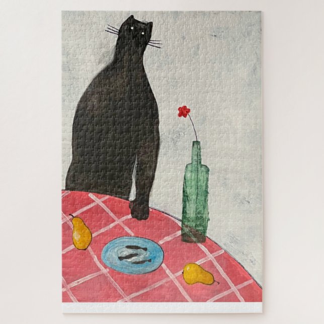 Puzzle Chat et poisson (Vertical)