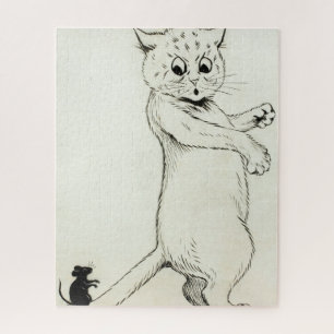 Puzzle Chat et souris par Louis Wain