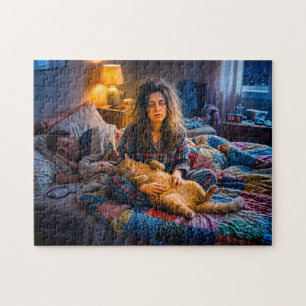 Puzzle Chat exige des câlins à 3h du matin