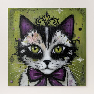 Puzzle Chat gothique