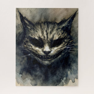 Puzzle Chat méchant Aquarelle souriante