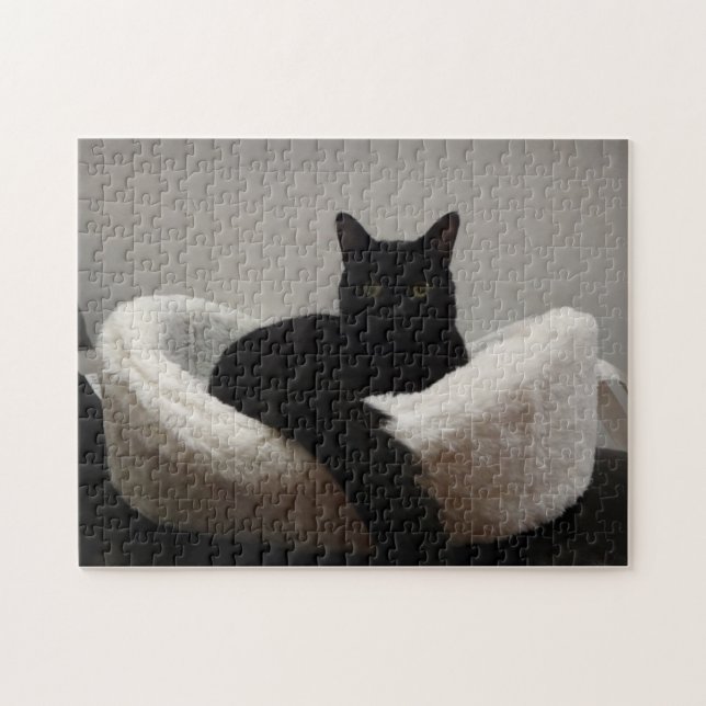 Puzzle Chat noir (Horizontal)
