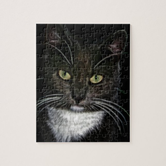Puzzle Chat noir (Vertical)