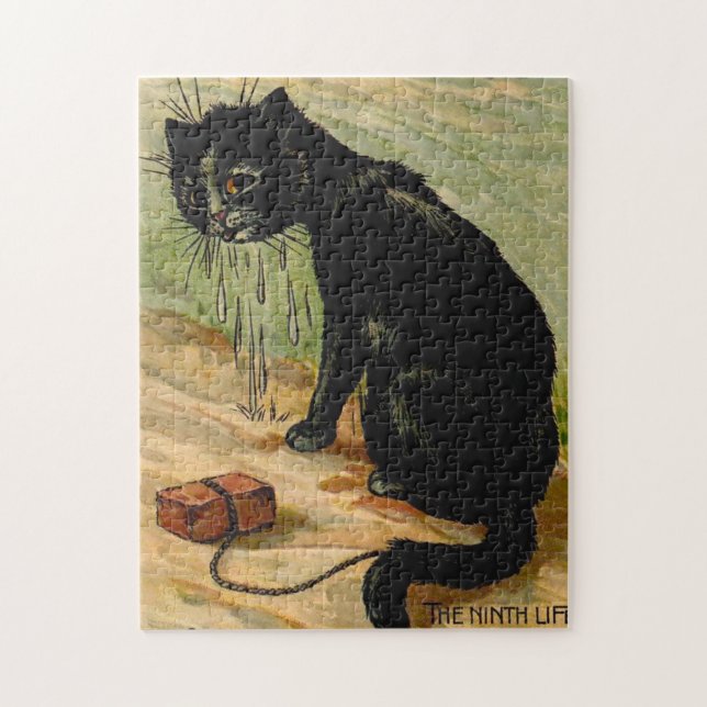 Puzzle Chat noir de Louis (Vertical)