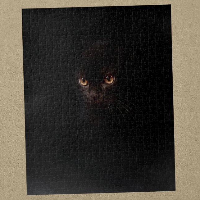 Puzzle Chat noir mystérieux le plus dur (Créateur téléchargé)