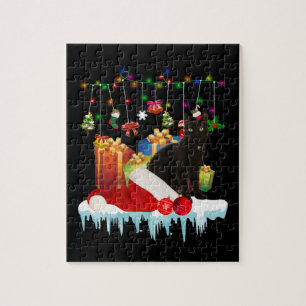 Puzzle Chat Noir Présent De Mon Noël