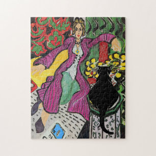 Puzzle Chat noir sur table