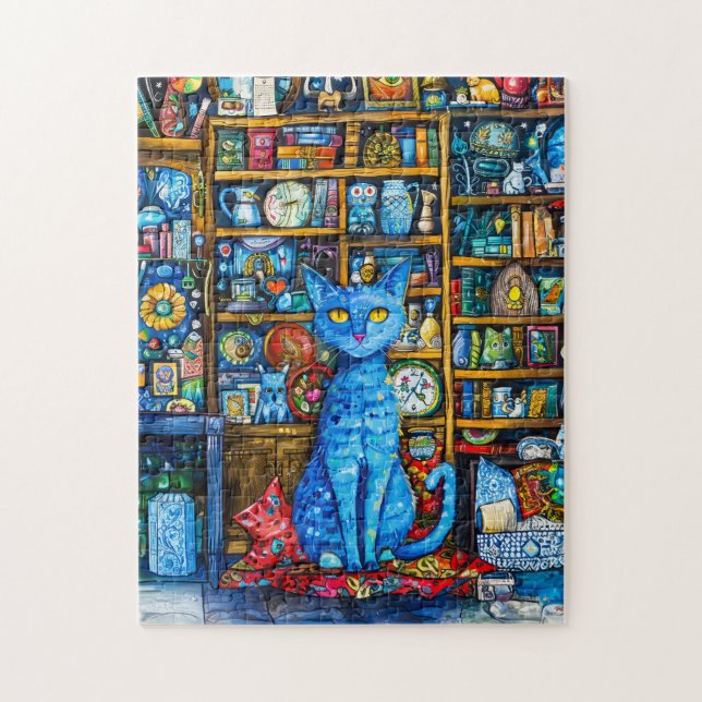 Puzzle Chat par plateau coloré (Vertical)