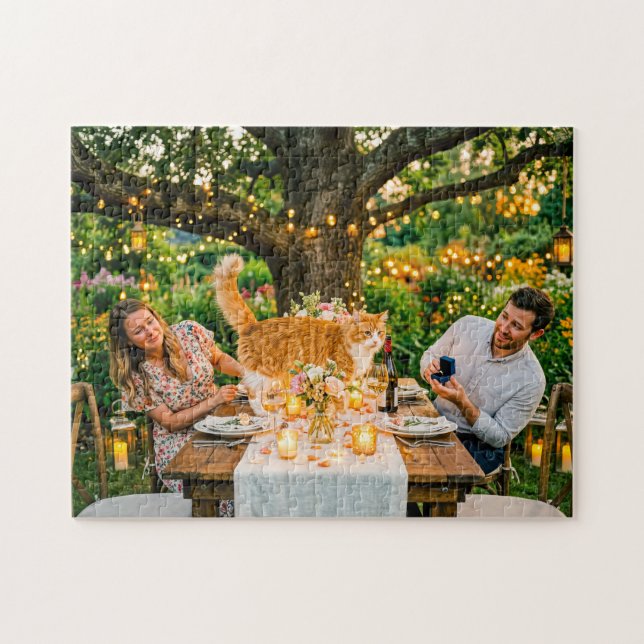 Puzzle Chat Ruine La Demande En Mariage (Horizontal)