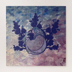 Puzzle Chat Sorcière Lune Déesse Wiccan Chat Personne