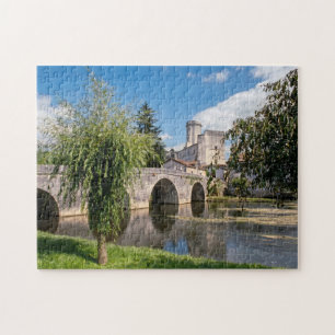 Puzzle Château de Bourdeilles et Pont de Pierre, France
