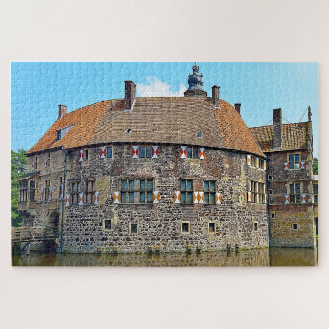 Puzzle Château de Burg Vischering Allemagne. (Horizontal)
