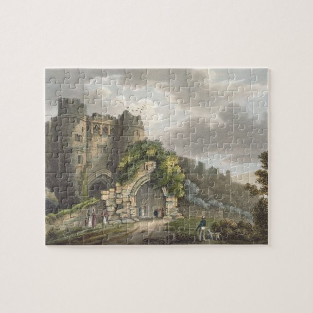 Puzzle Château de Carisbrook, 'de l'île du Wight Illustr (Horizontal)