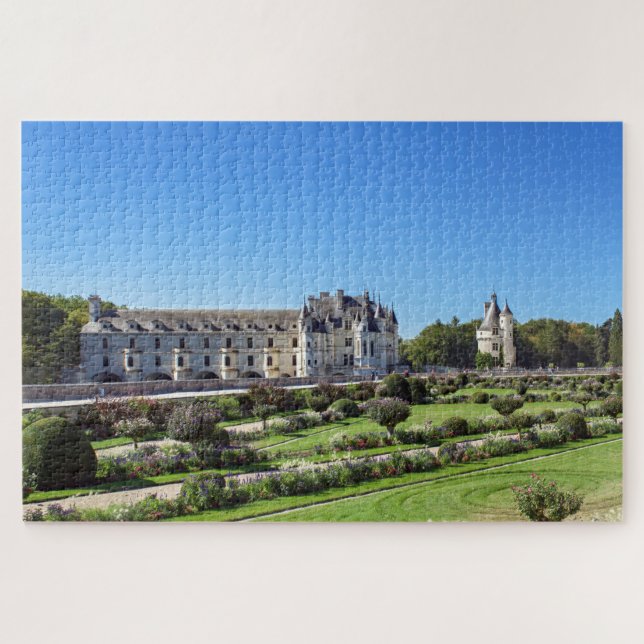 Puzzle Château de Chenonceau dans la vallée de la Loire - (Horizontal)