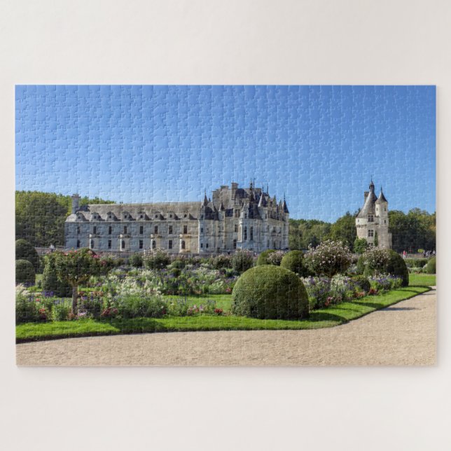 Puzzle Château de Chenonceau dans la vallée de la Loire - (Horizontal)