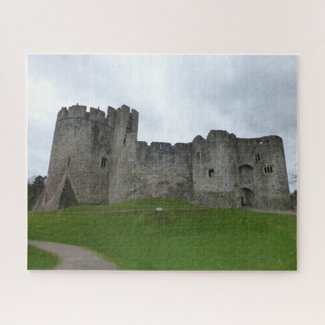 Puzzle Château de Chepstow au Pays de Galles (Horizontal)