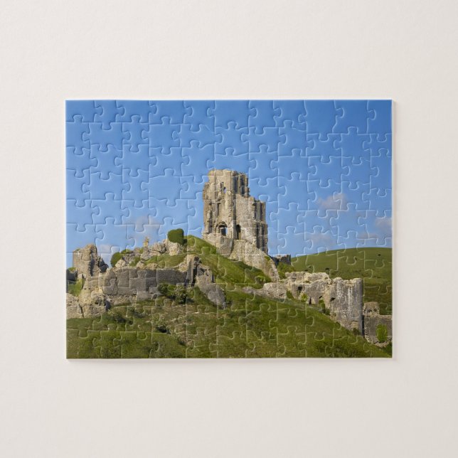 Puzzle Château de Corfe, Corfe, Dorset, Angleterre (Horizontal)