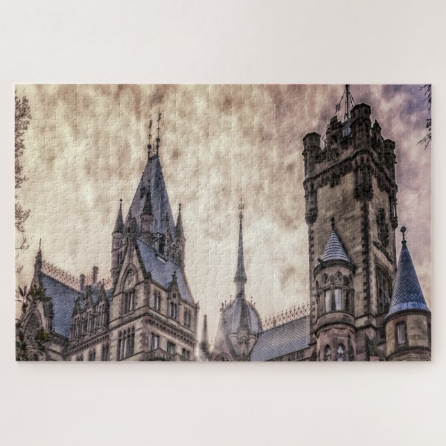 Puzzle Château de Drachenburg Allemagne. (Horizontal)