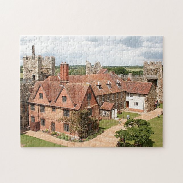 Puzzle Château de Framlingham, Angleterre, Royaume-Uni (Horizontal)