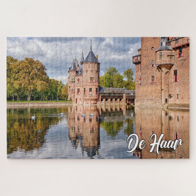 Puzzle Château de Haar, Utrecht, Pays-Bas (Horizontal)