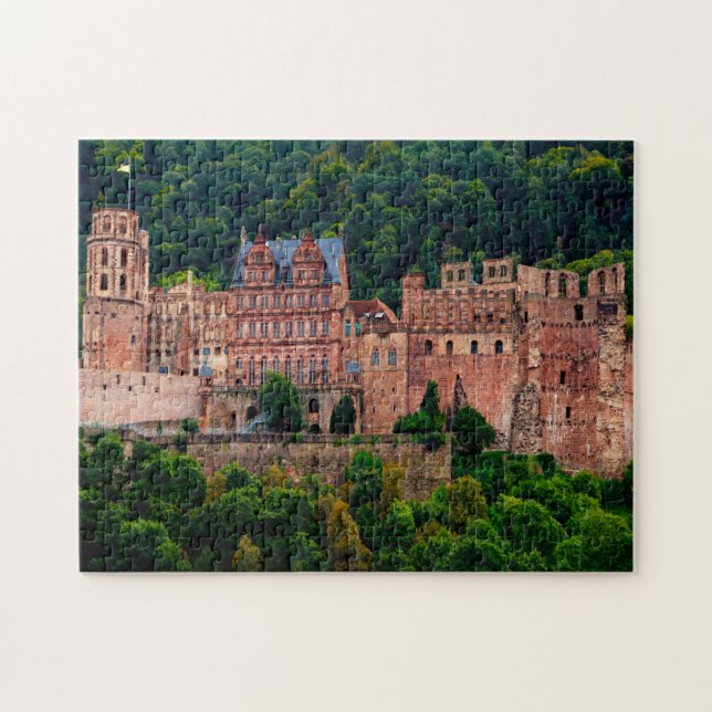 Puzzle Château de Heidelberg Allemagne. (Horizontal)