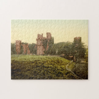 Puzzle Château de Herstmonceux, le Sussex, Angleterre
