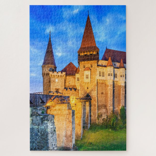 Puzzle Château de Hunyad - Château de Corvin à Hunedoara. (Vertical)