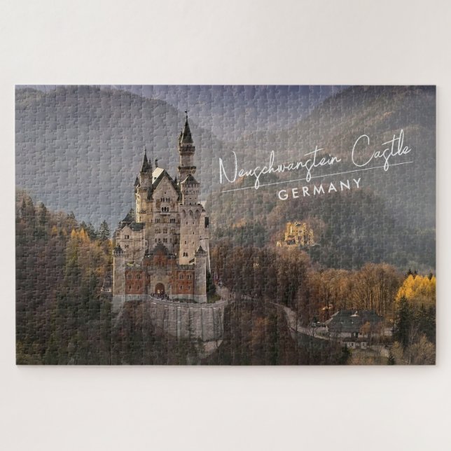 Puzzle Château de Neuschwanstein Allemagne (Horizontal)