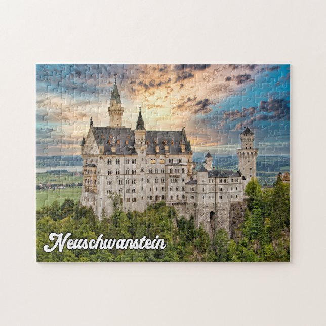 Puzzle Château de Neuschwanstein, Allemagne (Horizontal)