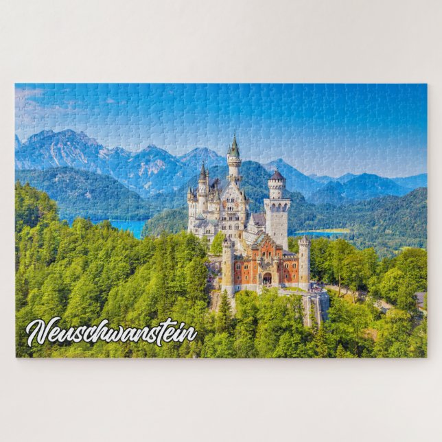 Puzzle Château de Neuschwanstein, Allemagne (Horizontal)