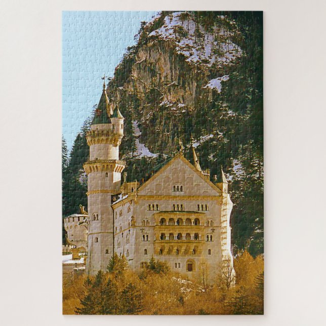 Puzzle Château de Neuschwanstein Allemagne. (Vertical)
