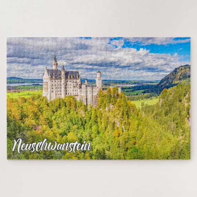 Puzzle Château de Neuschwanstein, Allemagne (Horizontal)