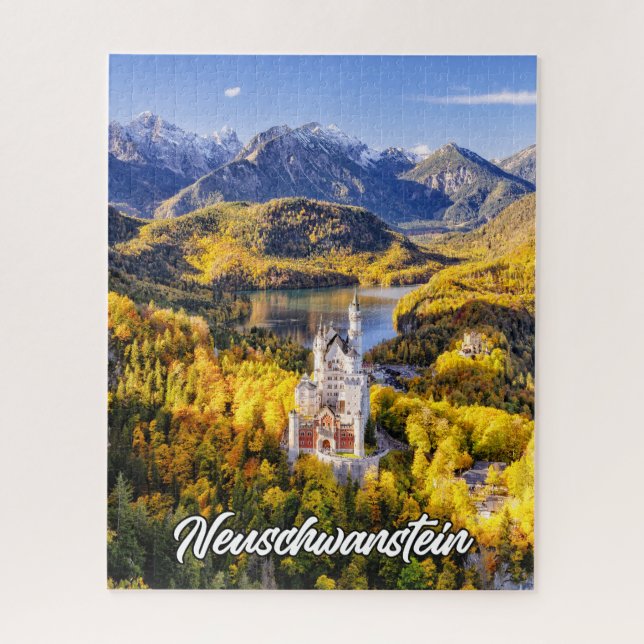 Puzzle Château de Neuschwanstein, Allemagne (Vertical)