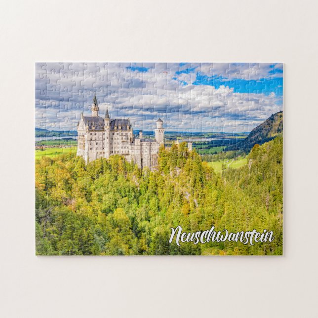 Puzzle Château de Neuschwanstein, Allemagne (Horizontal)