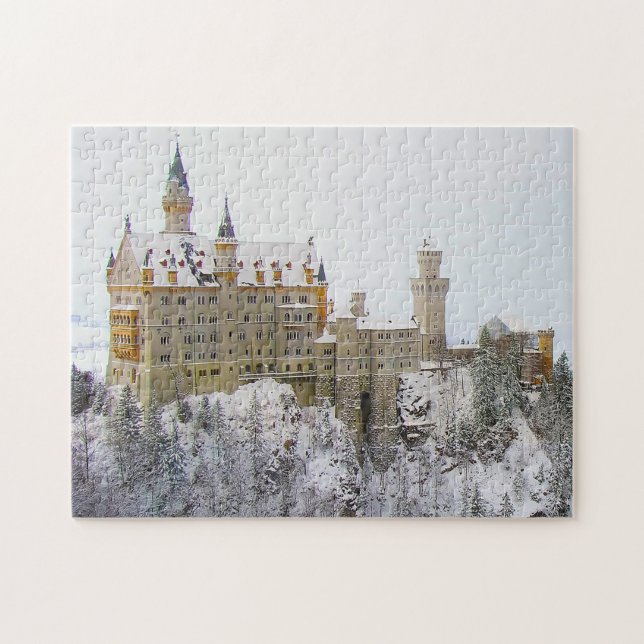 Puzzle Château de Neuschwanstein Allemagne. (Horizontal)