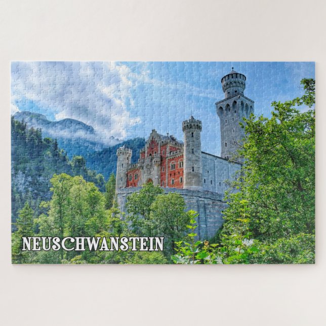 Puzzle Château de Neuschwanstein, Allemagne (Horizontal)