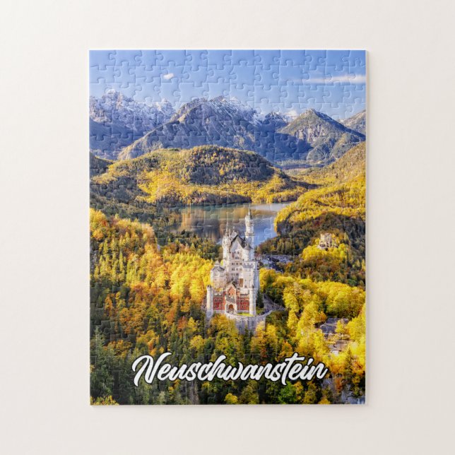 Puzzle Château de Neuschwanstein, Allemagne (Vertical)