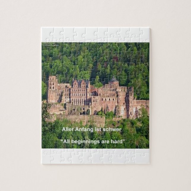 Puzzle Château de Neuschwanstein Francfort & Citation all (Vertical)